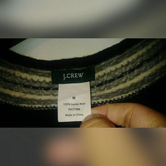 J. Crew 100% lamb wool sweater - Picture 2 of 2
